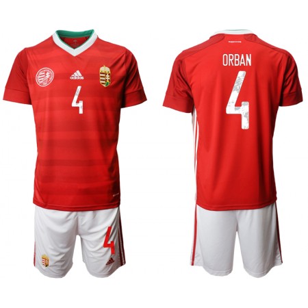 Jalkapallo Pelipaidat/Peliasut Unkari ORBAN 4 Lasten Kotipaita 2020